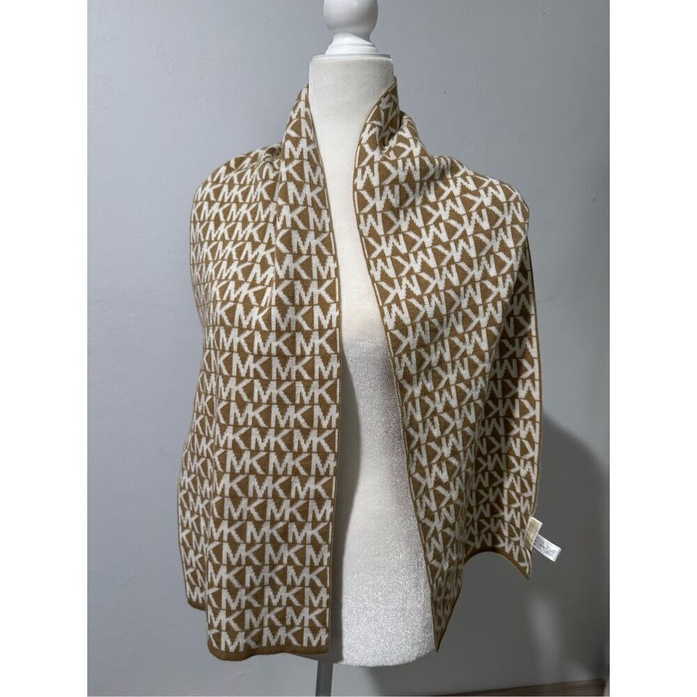 Michael Kors monogram logo scarf